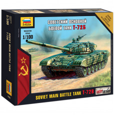 Модель для сборки ZVEZDA Советский основной боевой танк Т-72Б, масштаб 1:100