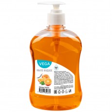 Мыло жидкое Vega Апельсин, с дозатором, 500мл