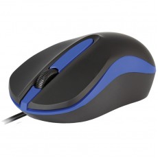 Мышь Smartbuy ONE 329, USB, черный, синий, 2btn+Roll