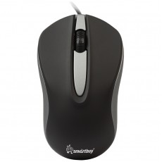 Мышь Smartbuy ONE 329, USB, черный, серый, 2btn+Roll