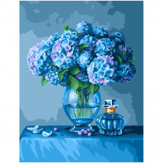 Картина по номерам на холсте ТРИ СОВЫ Букет гортензий, 30*40, с акриловыми красками и кистями Картина по номерам на холсте ТРИ СОВЫ Букет гортензий, 30*40, с акриловыми красками и кистями