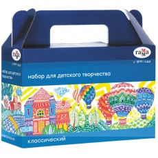 Набор для детского творчества Гамма Классический, 6 предметов, в подарочной коробке