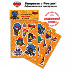 Наклейки Brawl Stars Коллекция наклеек, 33 наклейки, пакет