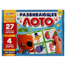 Игра настольная Лото Умные игры Мир вокруг Ми-Ми-Мишки, картонная коробка