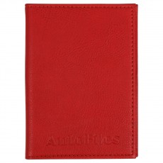 Обложка для автодокументов + паспорт OfficeSpace AutoFiles, экокожа, красная