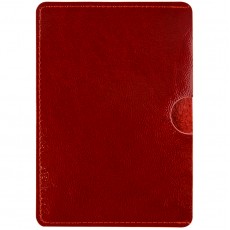 Обложка-карман для паспорта OfficeSpace, кожа, красный