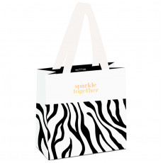 Пакет подарочный 20*20*10см MESHU Animal print, отд. фольгой, матовая ламинация