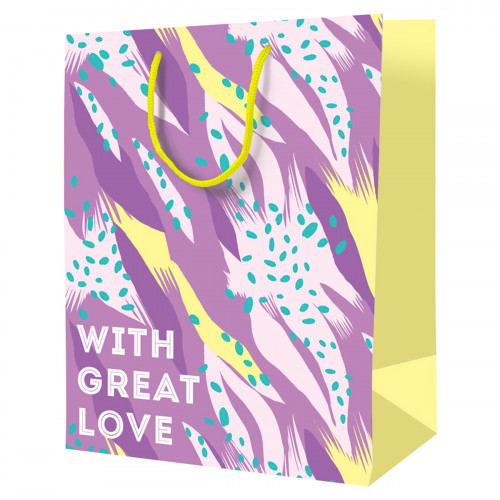 Пакет подарочный 18*23*10см ArtSpace With great love, ламинированный