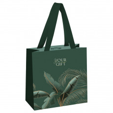 Пакет подарочный 20*20*10см MESHU Мир тропиков, отд. фольгой, матовая ламинация