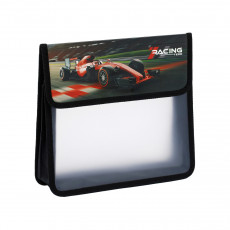 Папка для тетрадей 2 отделения, А5, ArtSpace Racing Team, 230*215*40мм, пластик, на липучке Папка для тетрадей 2 отделения, А5, ArtSpace Racing Team, 230*215*40мм, пластик, на липучке