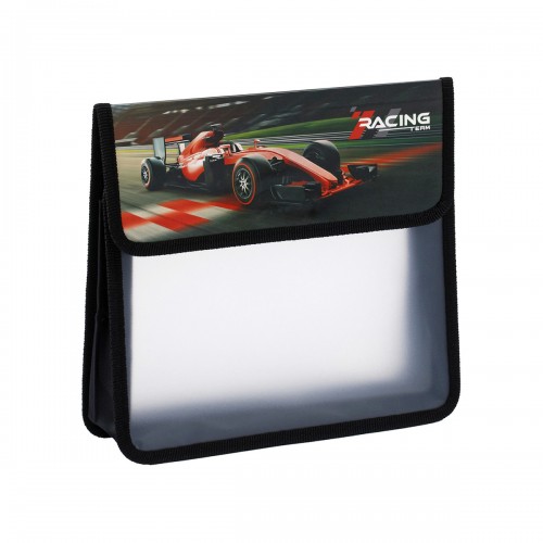 Папка для тетрадей 2 отделения, А5, ArtSpace Racing Team, 230*215*40мм, пластик, на липучке