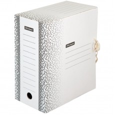 Папка архивная с завязками OfficeSpace Standard плотная, микрогофрокартон, 150мм, белый, 1400л.