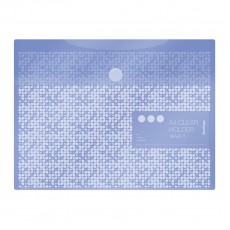 Папка-конверт на липучке Berlingo Starlight S А4, 180мкм, пастель, фиолетовая