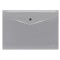 Папка-конверт на кнопке Berlingo Metallic А4, 200мкм, серый металлик
