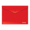 Папка-конверт на кнопке Berlingo, А4, 180мкм, непрозрачная, красная Папка-конверт на кнопке Berlingo, А4, 180мкм, непрозрачная, красная