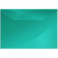 Папка-конверт на кнопке OfficeSpace А4, 120мкм, пластик, зеленая Папка-конверт на кнопке OfficeSpace А4, 120мкм, пластик, зеленая