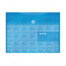 Папка-конверт на липучке Berlingo Starlight S А4, 180мкм, пастель, голубая