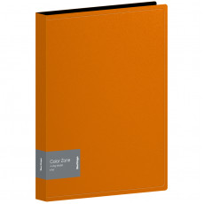 Папка на 4 кольцах Berlingo Color Zone, 35мм, 1000мкм, оранжевая