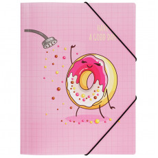 Папка на резинке MESHU Donuts life А4, 500мкм