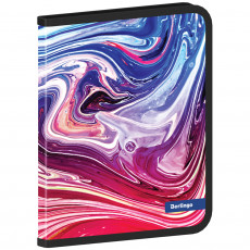Папка на молнии Berlingo Liquid Wave А5+, 600мкм, с рисунком Папка на молнии Berlingo Liquid Wave А5+, 600мкм, с рисунком