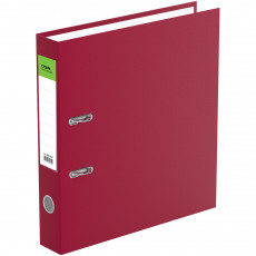 Папка-регистратор СТАММ Стандарт, 50мм, бумвинил, с карманом на корешке, бордовая Папка-регистратор СТАММ Стандарт, 50мм, бумвинил, с карманом на корешке, бордовая