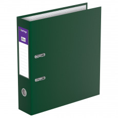 Папка-регистратор Berlingo Standard, 70мм, бумвинил, с карманом на корешке, зеленая