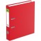 Папка-регистратор СТАММ Бизнес, 50мм, бумвинил, с карм. на корешке, нижний метал. кант, красная