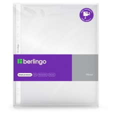 Папка-вкладыш с перфорацией Berlingo Mirror, А4, 90мкм, глянцевая, в пакете