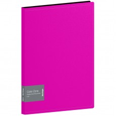 Папка с 60 вкладышами Berlingo Color Zone, 21мм, 1000мкм, розовая