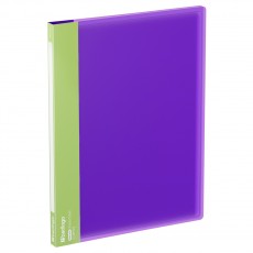 Папка с 10 вкладышами Berlingo Envy, 17мм, 700мкм, с внутр. карманом, фиолетовая
