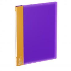 Папка с 30 вкладышами Berlingo Envy, 17мм, 700мкм, с внутр. карманом, фиолетовая