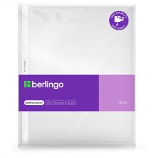 Папка-вкладыш с перфорацией Berlingo Mirror, А4, 110мкм, глянцевая, в пакете