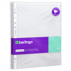 Папка-вкладыш с перфорацией Berlingo Mirror, А4, 30мкм, глянцевая