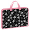Папка с ручками 1 отделение, А4 Berlingo Glossy stars, 340*245*40мм, пластик, на молнии