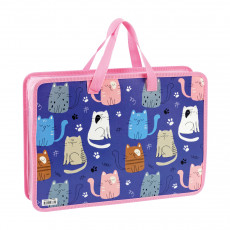 Папка с ручками А4 ArtSpace My Pets, пластик, на молнии, 70мм Папка с ручками А4 ArtSpace My Pets, пластик, на молнии, 70мм