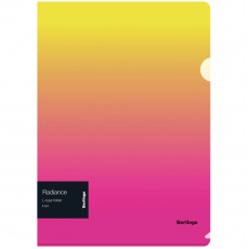 Папка-уголок Berlingo Radiance, А4, 200мкм, желтый/розовый градиент