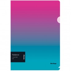 Папка-уголок Berlingo Radiance, А4, 200мкм, розовый/голубой градиент