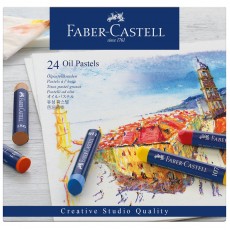 Пастель масляная Faber-Castell Oil Pastels, 24 цвета, картон. упаковка