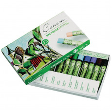 Пастель масляная Сонет, 12 цветов, картон. упаковка