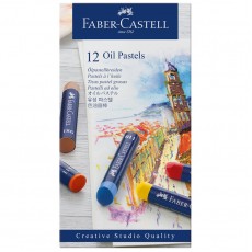 Пастель масляная Faber-Castell Oil Pastels, 12 цветов, картон. упаковка