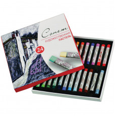 Пастель художественная Сонет, 24 цвета, картон. упаковка