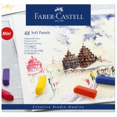 Пастель Faber-Castell Soft pastels, 48 цветов, мини, картон. упаковка
