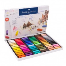 Пастель Faber-Castell Soft pastels, 72 цвета, мини, картон. упаковка