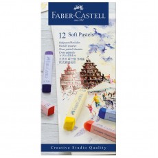 Пастель Faber-Castell Soft pastels, 12 цветов, картон. упаковка