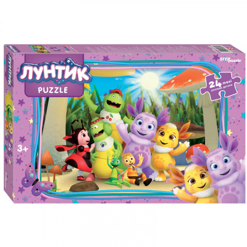 Пазл 24 эл. maxi Step Puzzle Мельница. Лунтик. new 1