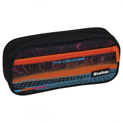 Пенал 1 отделение, 1 карман, 220*95*50 Berlingo Futuristic, полиэстер, откидная планка