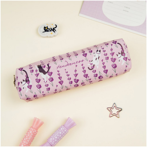 Пенал мягкий 200*55*40 MESHU Lavender Tender, искусственная кожа