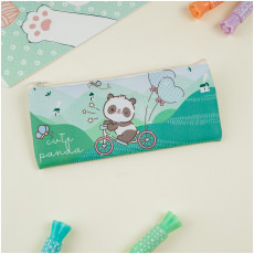 Пенал мягкий 200*100 MESHU Cute Panda, искусственная кожа