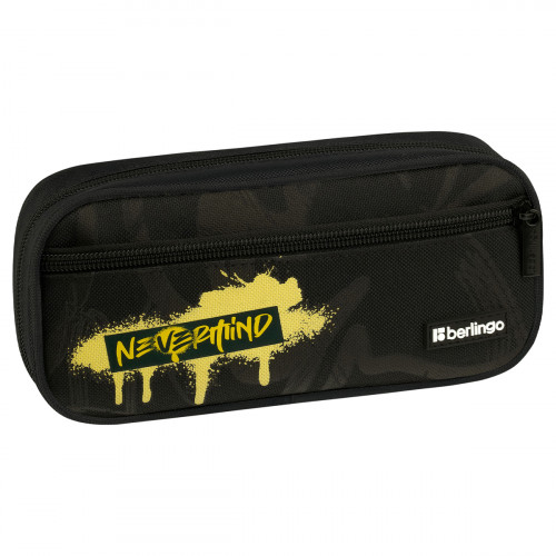 Пенал 1 отделение, 1 карман, 220*95*50 Berlingo Nevermind, полиэстер, откидная планка