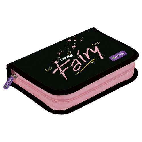 Пенал 1 отделение, 200*140*40 Berlingo Little fairy, дополнительная откидная секция, полиэстер
